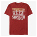 Queens Netflix Stranger Things - Jank Drawing Men's T-Shirt Red