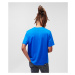 Tričko Karl Lagerfeld Jeans Klj Regular Sslv Logo Tee Modrá
