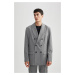 DEFACTO Regular Fit Jacket Collar Lined Blazer Jacket