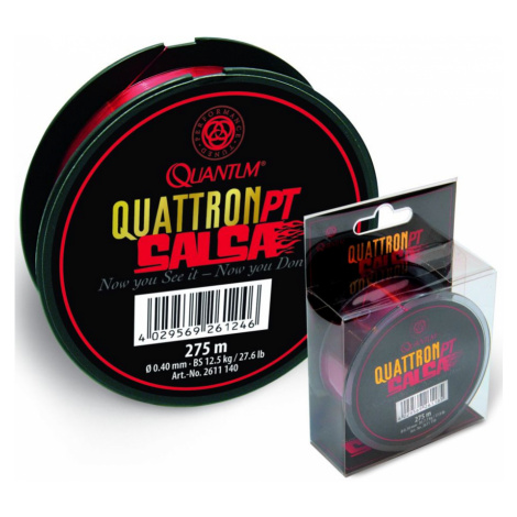 Quantum vlasec quattron salsa červená 275 m-priemer 0,25 mm / nosnosť 5,7 kg