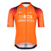 BIORACER Cyklistický dres s krátkym rukávom - INEOS GRENADIERS 2023 ICON TRAINING - modrá/oranžo