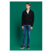 MIKINA GANT ORIGINAL FULL ZIP CARDIGAN BLACK