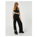 Koton Pants with Elastic Waist Ribbed