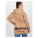 HNEDÁ MIKINA ESSENTIALS RV-BL-8277.28-CAMEL