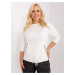 Plus Size Ecru Cotton Blouse