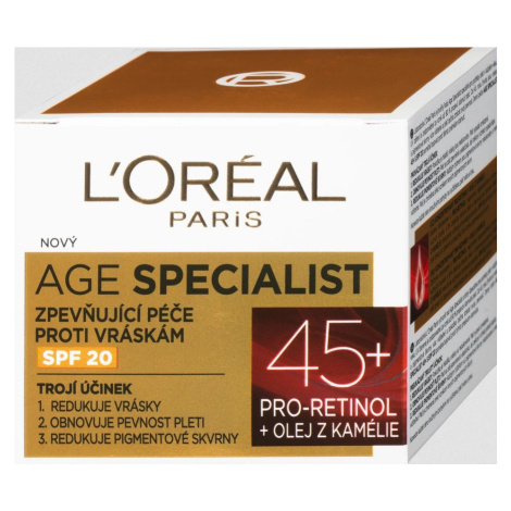 L'Oréal Paris Age Specialist 45+ Denný krém s SPF 20 50 ml