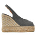 Castañer Espadrilky Barbara/8Ed/032 023409 Sivá