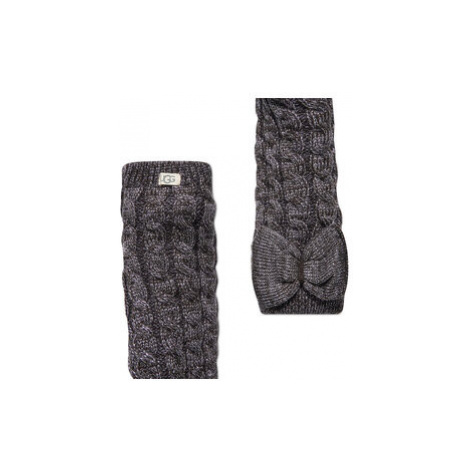 Ugg Vysoké dámske ponožky W Laila Bow Fleece Lined Sock OS 1113637 Čierna