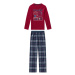 pepperts!® Chlapčenské pyžamo (červená/námornícka modrá)
