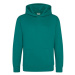 Just Hoods Detská mikina s kapucňou JH001J Jade