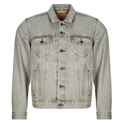 Levis  THE TRUCKER JACKET  Džínsové bundy Šedá Levi´s