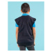 Boys´ navy blue sleeveless sweater