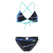 Aquafeel flash sun bikini black/blue xl - uk38