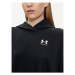 Under Armour Mikina Ua Rival Terry Os Hoodie 1382736-001 Čierna Loose Fit