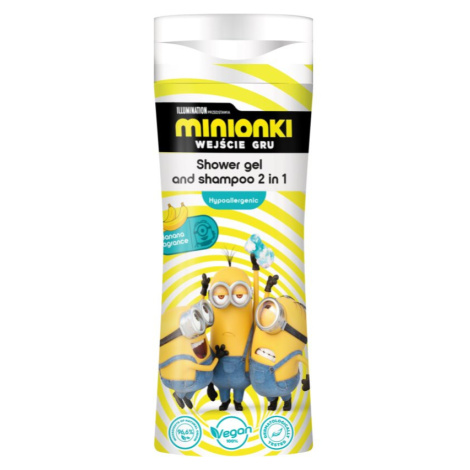 Minions The Rise of Gru sprchový gél a šampón 2 v 1 pre deti 3y+ Banana