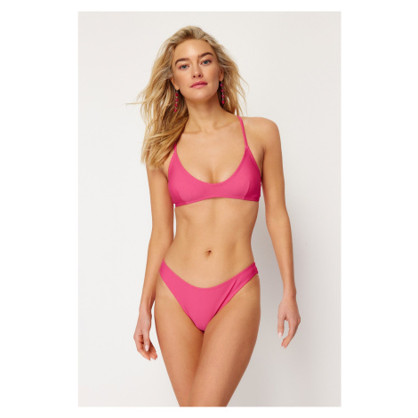 Trendyol Fuchsia Regular Bikini Bottom