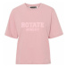 ROTATE Tričko Aster RT455 Ružová Loose Fit