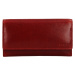 Dámska kožená peňaženka Lagen Ebony - červená