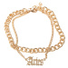 Zodiac Golden Aries Anklet