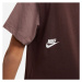 Nike NSW TEE ESSNTL BOXY TEE Dievčenské tričko, hnedá, veľkosť