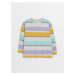 LC Waikiki Crew Neck Long Sleeve Striped Baby Boy T-Shirt