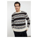 Trendyol Multicolor Oversize Crew Neck Ethnic Knitwear Sweater