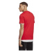adidas ESSENTIALS SINGLE JERSEY LINEAR Pánske tričko, červená, veľkosť