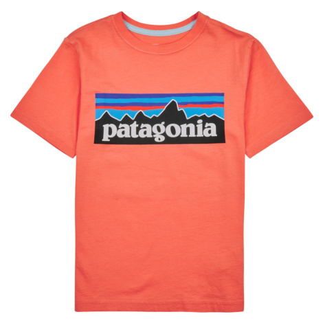 Patagonia  BOYS LOGO T-SHIRT  Tričká s krátkym rukávom Oranžová