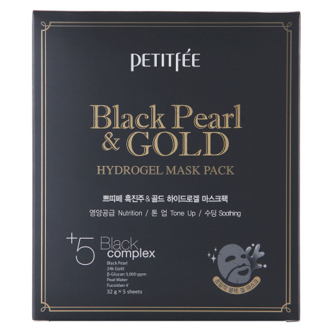 Petitfee & Koelf Black Pearl & Gold Hydrogel Mask Pack 32 g * 5 sheets