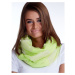 Fluorescent green shawl with shiny thread