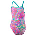 Speedo Orbit Groove Allover Thinstrap Crossback Swimsuit