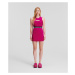 Šaty Karl Lagerfeld Jeans Klj Logo Elastic Tank Dress Ružová