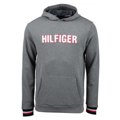 Tommy Hilfiger OH HOODIE LS HWK Pánska mikina, sivá, veľkosť