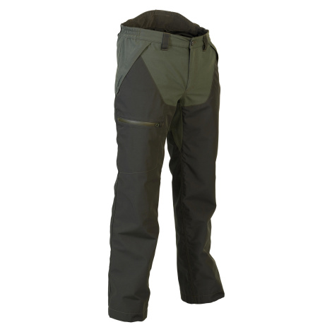 Poľovnícke nepremokavé nohavice zo spevneného materiálu renfort 540 zelené SOLOGNAC