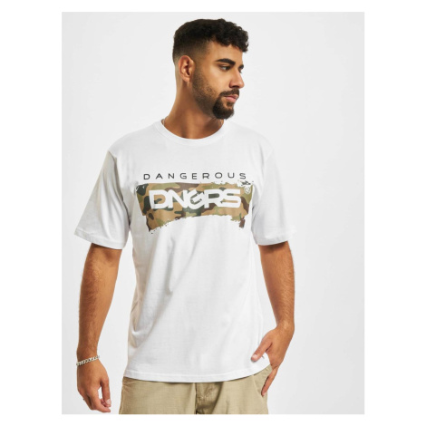 T-Shirt Luis in white Dangerous DNGRS