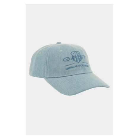 ŠILTOVKA GANT DENIM CAP SEMI LIGHT BLUE WORN IN