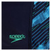 Speedo hyperboom panel aquashort boy true navy/harlequin green/picton