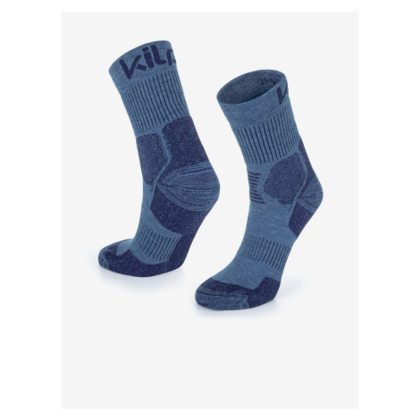 Modré unisex outdoorové ponožky Kilpi ULTRA-U