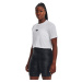 Tričko Under Armour Branded Logo Crop Ss White