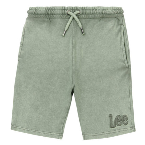 Lee Bavlnené šortky Tonal LEE0133 Zelená Regular Fit