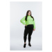 Dámska bežecká mikina s 1 2 zipsom ANTA Knit Track Top-862225702-1-SS22_Q2-Fluorescent Green