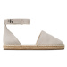 Calvin Klein Jeans Espadrilky Ankle Espadrille YW0YW01027 Écru