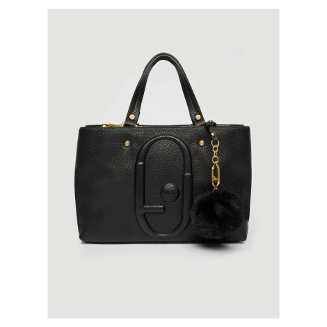 Čierna dámska malá kabelka s ozdobnými detailmi Liu Jo