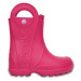 Crocs HANDLE IT RAIN BOOT KIDS Detské gumáky, ružová, veľkosť 27/28