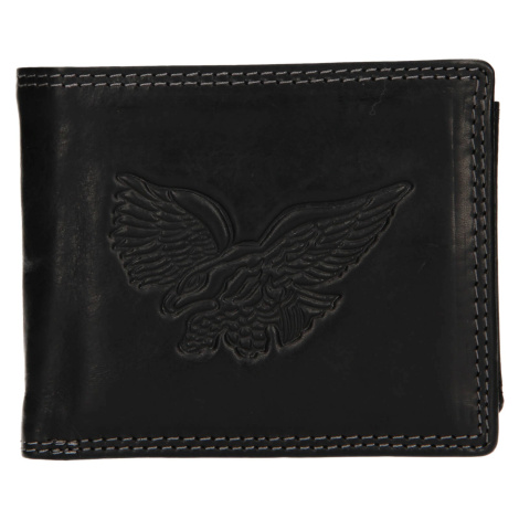 Pánska kožená peňaženka SendiDesign Eagle - čierna Sendi Design