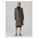 Grey-black women's patterned coat AWARE by VERO MODA Gaida - Ladies