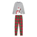 pepperts!® Chlapčenské vianočné pyžamo (sivá/červená/zelená )