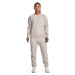 Mikina Under Armour Essential Fleece Crew Ghost Gray Light Heather