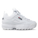 Fila Sneakersy Disruptor Kids 1010567.1FG Biela