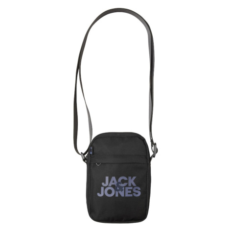 JACK & JONES Taška cez rameno 'ADRIAN'  modrosivá / čierna